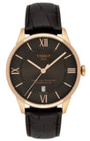 Tissot Chemin des Tourelles Powermatic 80 Brown Dial Brown Leather Strap Watch for Men - T099.407.36.448.00 Authentic Buy Shop Now