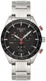 Tissot T Sport PRS 516 Chronograph Black Dial Silver Steel Strap Watch For Men - T100.417.11.051.01 Authentic Buy Shop Now
