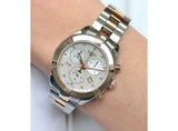 Tissot PR 100 Sport Chic Chronograph Silver Dial Two Tone Steel Strap Watch For Women - T101.917.22.031.00 Authentic Buy Shop Now
