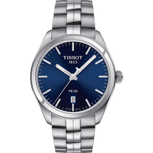 Tissot PR 100 Sport Chic 39mm Blue Dial Watch For Men - T101.410.11.041.00 Authentic Buy Shop Now