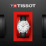 Tissot T Classic PR 100 White Dial Black Leather Strap Watch for Men - T101.410.16.031.00 Authentic Buy Shop Now