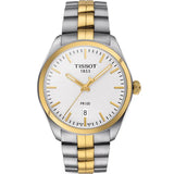 Tissot T Classic PR 100 White Dial Two Tone Steel Strap Watch for Men - T101.410.22.031.00 Authentic Buy Shop Now