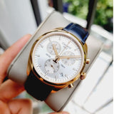 Tissot T Classic PR 100 Chronograph Silver Dial Black Leather Strap Watch for Men - T101.417.36.031.00 Authentic Buy Shop Now
