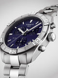 Tissot PR 100 Sport Quartz Chronograph Blue Dial Silver Steel Strap Watch For Men - T101.617.11.041.00 Authentic Buy Shop Now