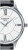 Tissot Bella Ora Round White Dial Black Leather Strap Watch For Women - T103.210.16.018.00 Authentic Buy Shop Now
