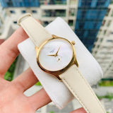 Tissot T Lady Bella Ora Mother of Pearl Dial Cream Leather Strap Watch for Women - T103.310.36.111.00 Authentic Buy Shop Now