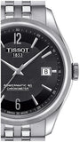 Tissot Ballade Powermatic 80 Cosc Black Dial Silver Steel Strap Watch For Men - T108.408.11.057.00 Authentic Buy Shop Now