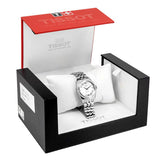 Tissot Ballade Powermatic 80 Automatic Mother of Pearl Dial Silver Steel Strap Watch For Women - T108.208.11.117.00 Authentic Buy Shop Now