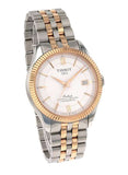 Tissot Ballade Powermatic 80 Mother of Pearl Silver Dial Two Tone Steel Strap Watch For Women - T108.208.22.117.00 Authentic Buy Shop Now