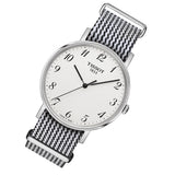 Tissot T Classic Everytime Medium White Dial Two Tone NATO Strap Watch for Women - T109.410.18.032.00 Authentic Buy Shop Now