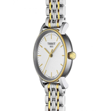 Tissot T Classic Everytime Small White Dial Two Tone Mesh Bracelet Watch For Women - T109.210.22.031.00 Authentic Buy Shop Now