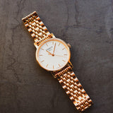 Tissot T Classic Everytime Small White Dial Rose Gold Mesh Bracelet Watch For Women - T109.210.33.031.00 Authentic Buy Shop Now