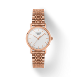 Tissot T Classic Everytime Small White Dial Rose Gold Mesh Bracelet Watch For Women - T109.210.33.031.00 Authentic Buy Shop Now