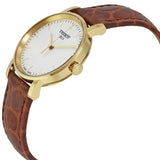 Tissot Everytime Desire Small White Dial Maroon Leather Strap Watch For Women - T109.210.36.031.00 Authentic Buy Shop Now
