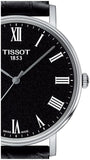 Tissot Everytime Medium Black Dial Black Leather Strap Watch For Men - T109.410.16.053.00 Authentic Buy Shop Now