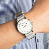 Tissot T Classic Everytime Medium White Dial Two Tone NATO Strap Watch for Women - T109.410.18.032.00 Authentic Buy Shop Now