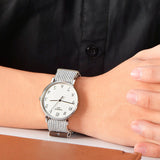 Tissot T Classic Everytime Medium White Dial Two Tone NATO Strap Watch for Women - T109.410.18.032.00 Authentic Buy Shop Now