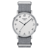 Tissot T Classic Everytime Medium White Dial Two Tone NATO Strap Watch for Women - T109.410.18.032.00 Authentic Buy Shop Now