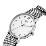 Tissot T Classic Everytime Medium White Dial Two Tone NATO Strap Watch for Women - T109.410.18.032.00 Authentic Buy Shop Now