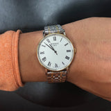 Tissot Everytime Medium White Dial Two Tone Mesh Bracelet Watch For Men - T109.410.22.033.00 Authentic Buy Shop Now