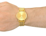 Tissot T Classic Everytime Medium Gold Dial Gold Mesh Bracelet Watch For Men - T109.410.33.021.00 Authentic Buy Shop Now