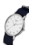Tissot T Classic Everytime Large White Dial Blue NATO Strap Watch For Men - T109.610.17.037.00 Authentic Buy Shop Now