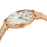Tissot T Classic Everytime White Dial Rose Gold Mesh Bracelet Watch for Men - T109.610.33.032.00 Authentic Buy Shop Now