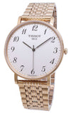 Tissot T Classic Everytime White Dial Rose Gold Mesh Bracelet Watch for Men - T109.610.33.032.00 Authentic Buy Shop Now
