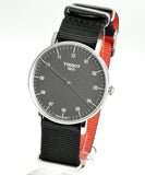 Tissot Everytime Medium Black Dial Black NATO Strap Watch For Men - T109.410.17.077.00 Authentic Buy Shop Now