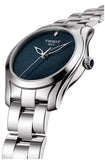 Tissot T Wave Donna Blue Dial Silver Steel Strap Watch For Women - T112.210.11.041.00 Authentic Buy Shop Now