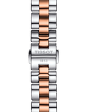 Tissot T Wave Mother of Pearl Dial Two Tone Steel Strap Watch For Women - T112.210.22.113.01 Authentic Buy Shop Now