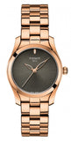 Tissot T Wave Anthracite Dial Rose Gold Steel Strap Watch For Women - T112.210.33.061.00 Authentic Buy Shop Now