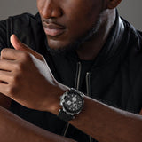 Tissot T Race Chronograph Anthracite Black Dial Black Silicone Strap Watch For Men - T115.417.27.061.00 Authentic Buy Shop Now