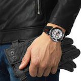 Tissot T Race Chronograph White Dial Black Silicone Strap Watch For Men - T115.417.27.011.00 Authentic Buy Shop Now