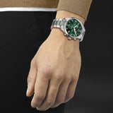 Tissot Chrono XL Classic Green Dial Silver Steel Strap Watch for Men - T116.617.11.092.00 Authentic Buy Shop Now