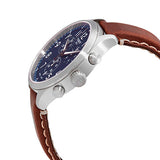 Tissot Chrono XL Vintage Blue Dial Brown Leather Strap Watch For Men - T116.617.16.042.00 Authentic Buy Shop Now