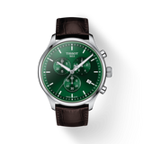 Tissot Chrono XL Chronograph Classic Green Dial Brown Leather Strap Watch For Men - T116.617.16.091.00 Authentic Buy Shop Now