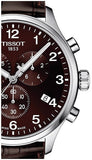 Tissot T Sport Chrono XL Classic Brown Dial Brown Leather Strap Watch For Men - T116.617.16.297.00 Authentic Buy Shop Now