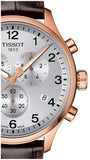Tissot Chrono XL Classic Silver Dial Brown Leather Strap Watch For Men - T116.617.36.037.00 Authentic Buy Shop Now