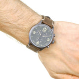 Tissot T Sport Chrono XL Green Dial Brown Leather Strap Watch For Men - T116.617.36.097.00 Authentic Buy Shop Now