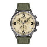 Tissot T Sport Chrono XL Beige Dial Khakhi Green Nylon Strap Watch for Men - T116.617.33.267.00 Authentic Buy Shop Now