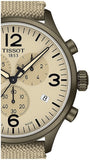 Tissot T Sport Chrono XL Beige Dial Green Nylon Strap Watch for Men - T116.617.37.267.00 Authentic Buy Shop Now