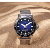 Tissot Seastar 1000 Powermatic 80 Blue Dial SIlver Mesh Bracelet Watch For Men - T120.407.11.041.02 Authentic Buy Shop Now
