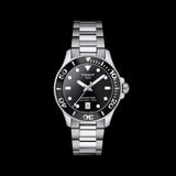 Tissot Seastar 1000 Lady Black Dial Silver Steel Strap Watch for Women - T120.210.11.051.00 Authentic Buy Shop Now
