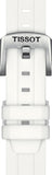 Tissot Seastar 1000 Mother of Pearl White Dial White Rubber Strap Watch for Women - T120.210.17.116.00 Authentic Buy Shop Now