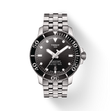 Tissot Seastar 1000 Powermatic 80 Black Dial Silver Steel Strap Watch For Men - T120.407.11.051.00 Authentic Buy Shop Now