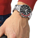 Tissot Seastar 1000 Chronograph Black Dial Silver Steel Strap Watch For Men - T120.417.11.051.01 Authentic Buy Shop Now