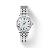 Tissot T Classic Carson Premium Automatic Lady Silver Dial Silver Steel Strap Watch for Women - T122.207.11.033.00 Authentic Buy Shop Now