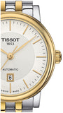 Tissot T Classic Carson Premium White Dial Two Tone Steel Strap Watch for Women - T122.207.22.031.00 Authentic Buy Shop Now