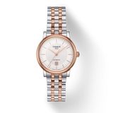 Tissot T Classic Carson Premium 30 White Dial Two Tone Steel Strap Watch for Women - T122.207.22.031.01 Authentic Buy Shop Now